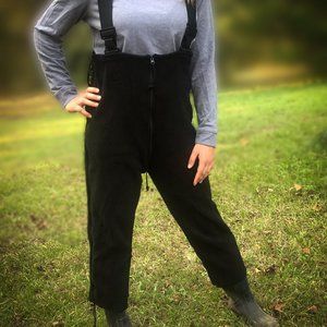 Fleece Winter Overalls Black Medium M Pants Outdoor Gear Active Men Women Youth